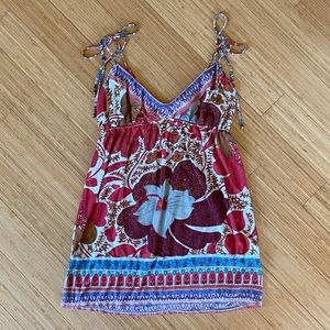 Hale Bob Silk Jersey Boho Cami Top